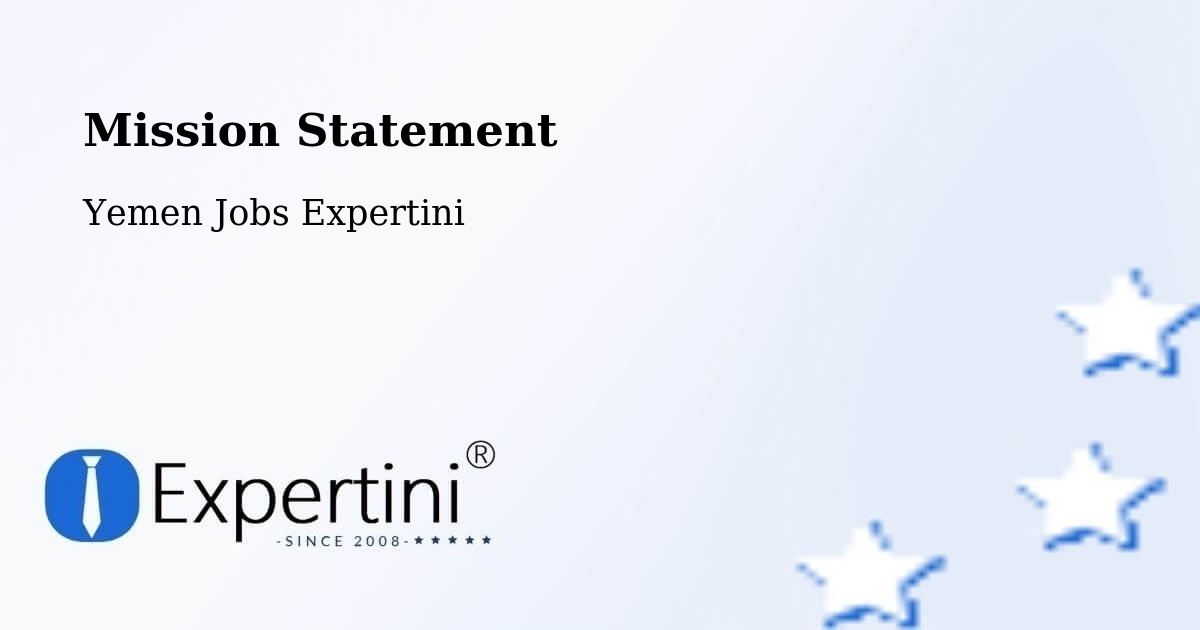 Corporate Mission – Kusmah - Yemen Jobs Expertini
