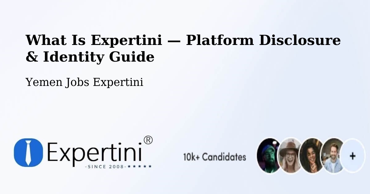 What Is Expertini — Platform Disclosure & Identity Guide – Kusmah